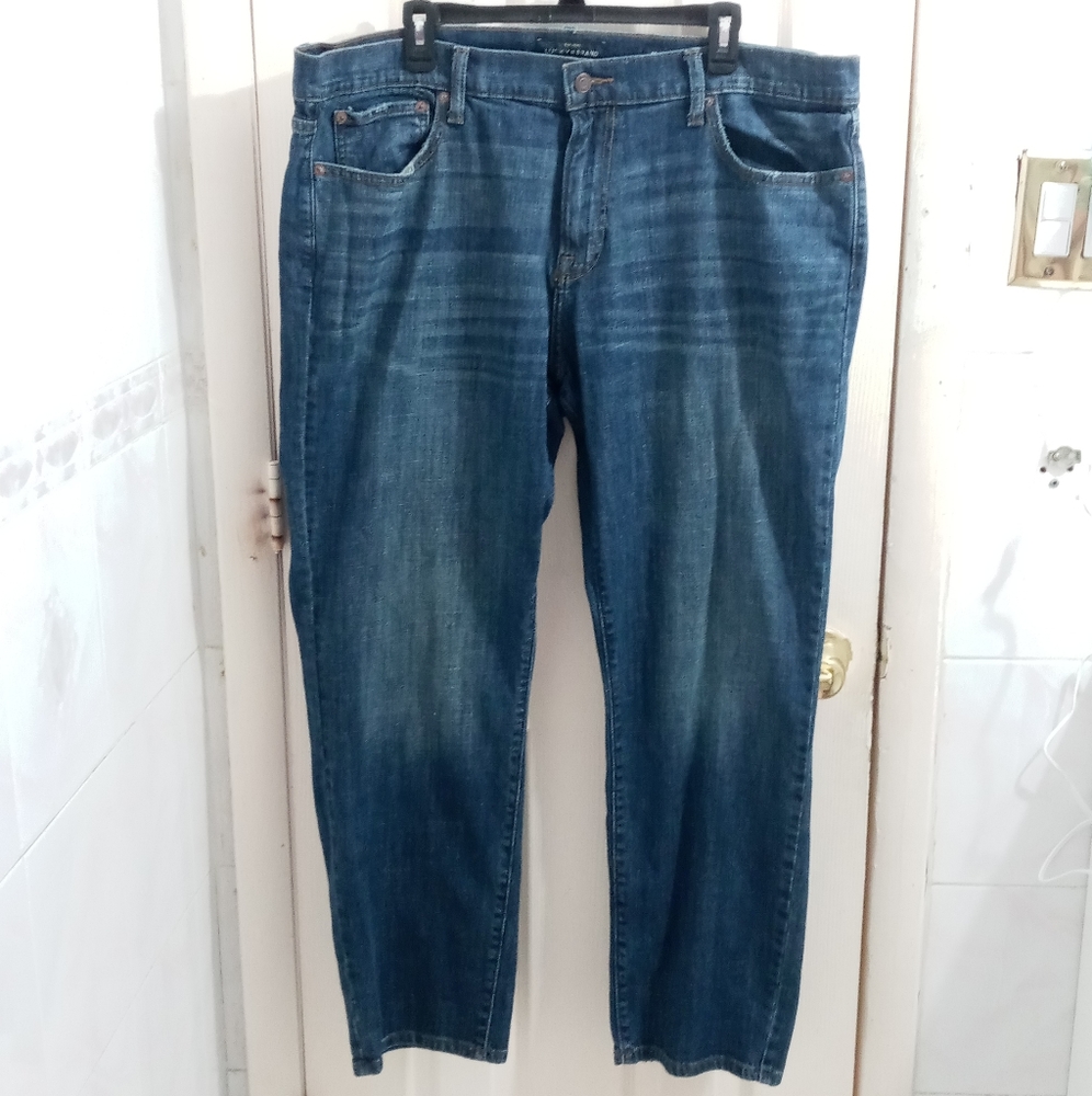 Lucky Brand 221 Straight Dark Blue Jeans Size 40 x 30